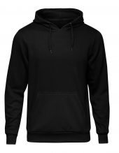 Blank black male hoodie sweatshirt long sleeve with clipping pat